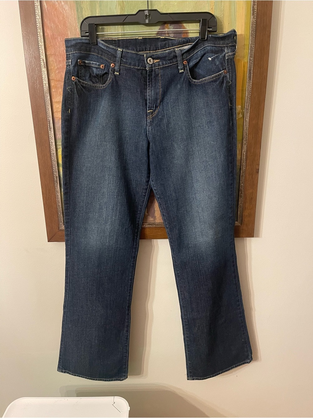 Lucky Brand Women's Dark Blue Flare Jeans Sweet and Low
